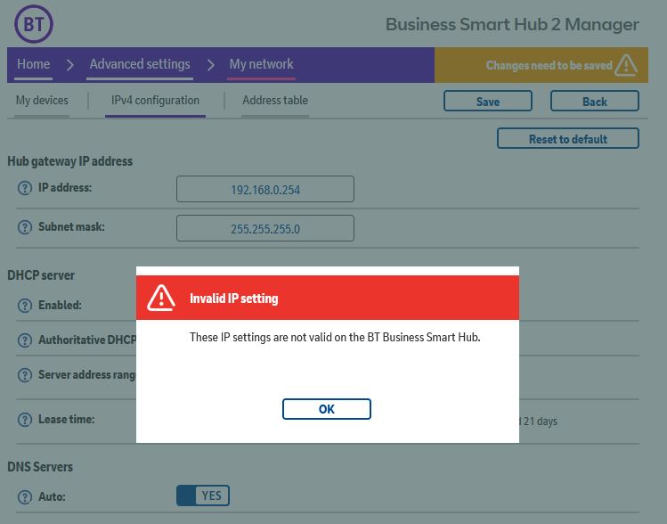 Solved Business smart hub 2 BT Business Community