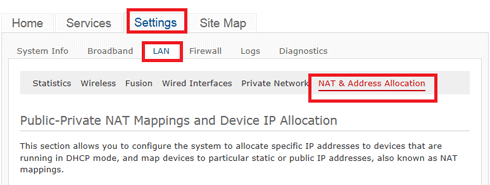 A screenshot showing the settings and LAN menus.