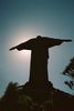 Silhouette of statue of Christ.JPG