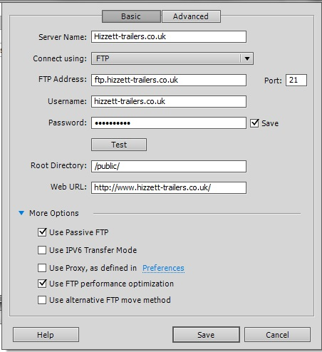 FTP Settings - BT Business Community